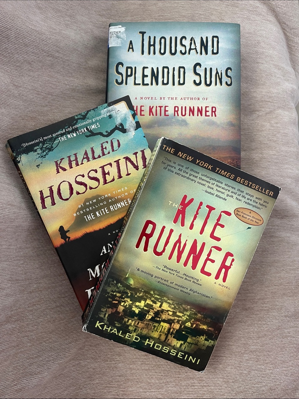 The Kite Runner, A Thousand Splendid Suns, And The Mountains Echoed series